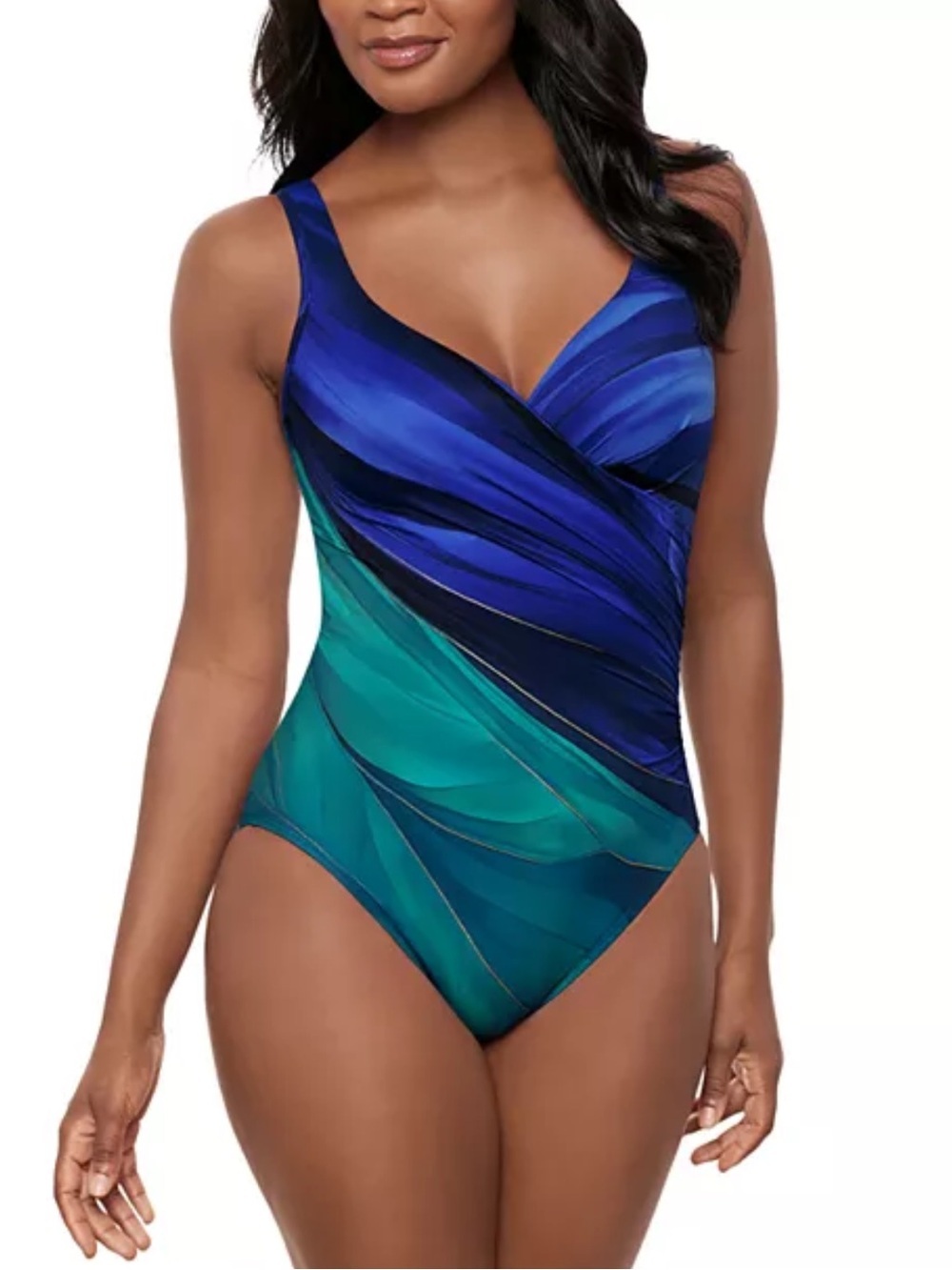 Miraclesuit It’s A Wrap One-Piece Swimsuit In Maldiva New 2026 - Picture 2 of 12